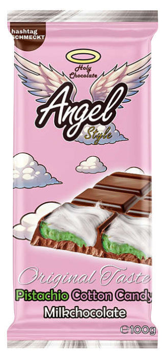 HOLY CHOCOLATE Angel Style Schokolade - Pistaccio Candy Cotton