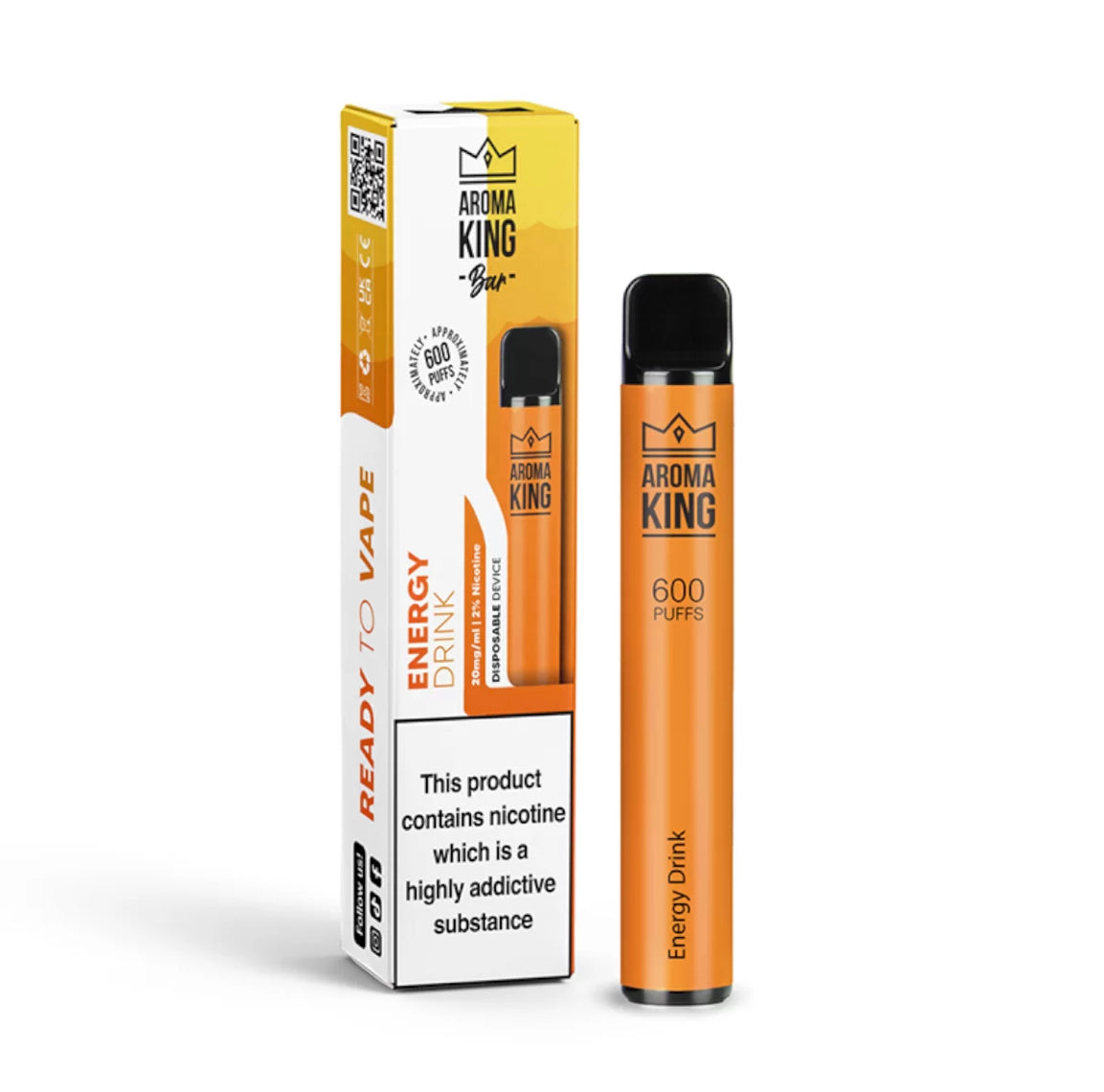 Aroma King Vapepen- Nikotinfrei - 600 PUFFS