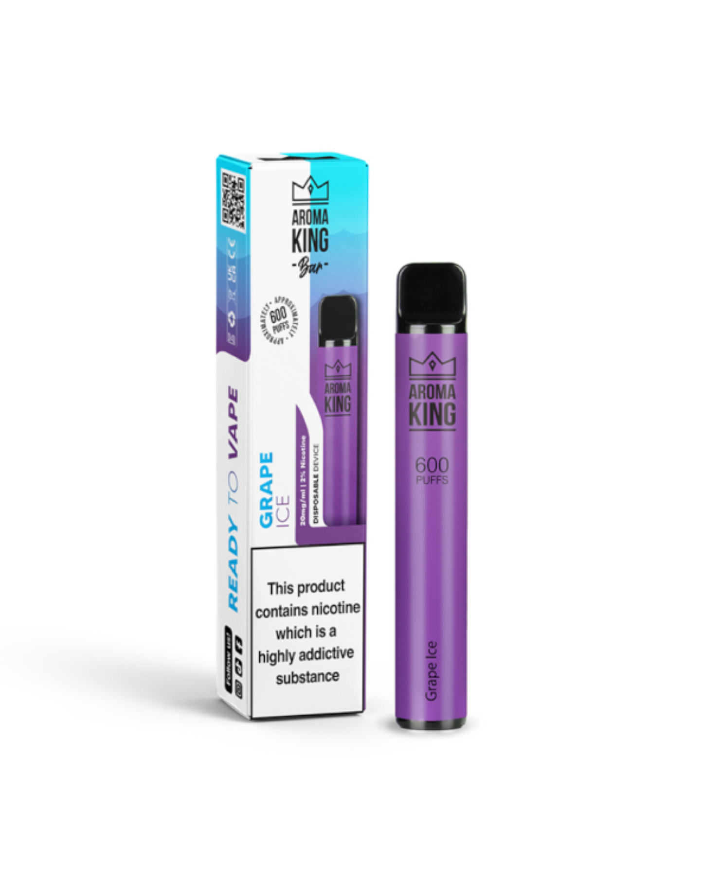 Aroma King Vapepen- Nikotinfrei - 600 PUFFS